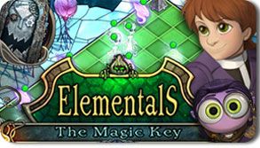 Front Cover for Elementals: The Magic Key (Windows) (Oberon Media release)