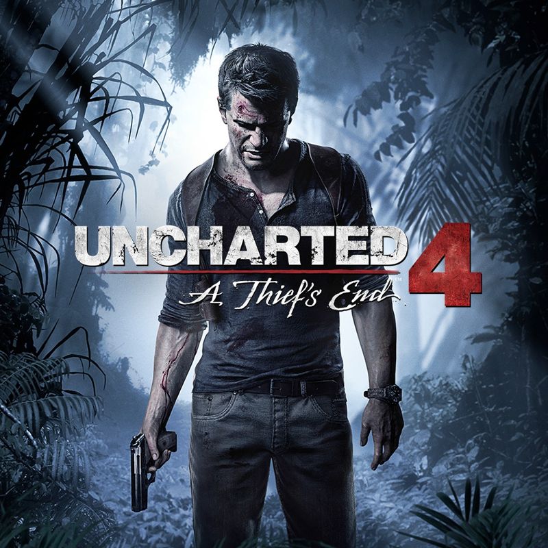Front Cover for Uncharted 4: A Thief's End (PlayStation 4) (download release): 1st version
