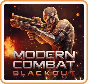 Front Cover for Modern Combat 5: Blackout (Nintendo Switch) (download release): 1st version