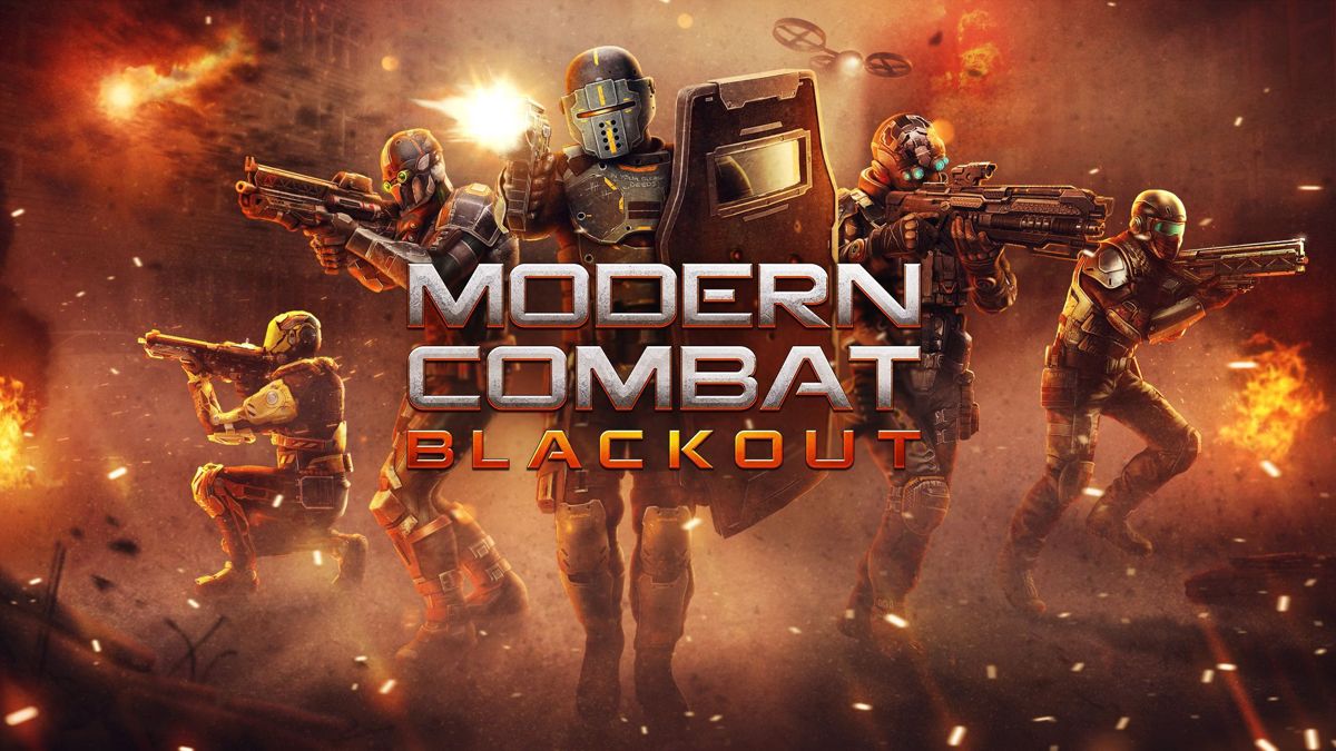Front Cover for Modern Combat 5: Blackout (Nintendo Switch) (download release): 2nd version