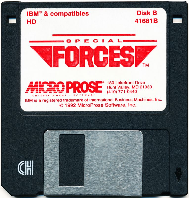Media for Special Forces (DOS) (Dual-media release): 3.5" Disk B
