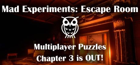 Front Cover for Mad Experiments: Escape Room (Linux and Macintosh and Windows) (Steam release): Chapter 3 is OUT!