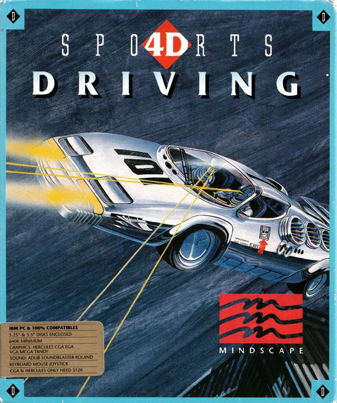 Front Cover for Stunts (DOS) (3.5" & 5.25" floppy disk version)