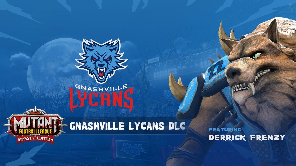 Front Cover for Mutant Football League: Gnashville Lycans DLC (Nintendo Switch) (download release)