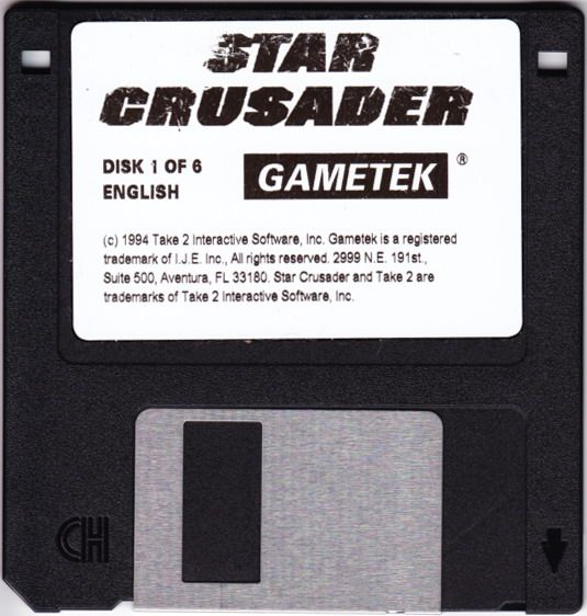Media for Star Crusader (DOS) (3.5" Floppy Disk release): Disk 1
