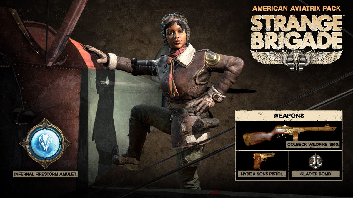 Front Cover for Strange Brigade: American Aviatrix Pack (Nintendo Switch) (download release)