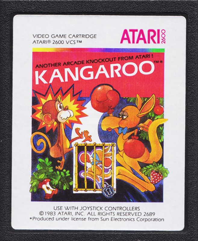 Media for Kangaroo (Atari 2600) (1983 release): Front
