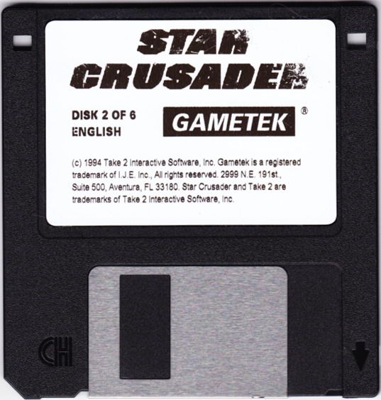 Media for Star Crusader (DOS) (3.5" Floppy Disk release): Disk 2