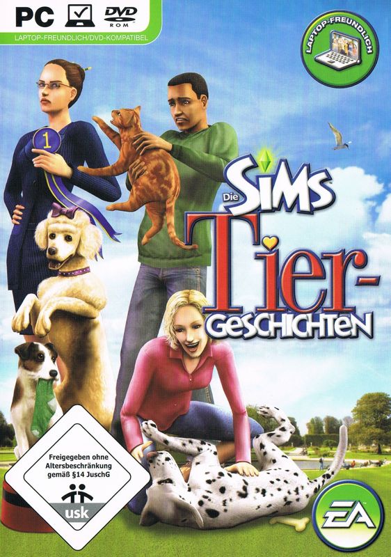 The Sims Pet Stories cover or packaging material MobyGames