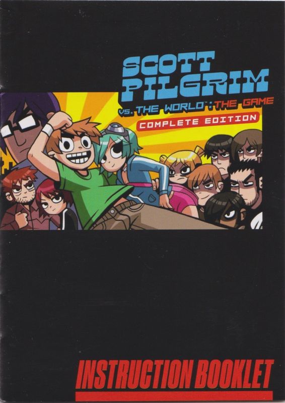 Manual for Scott Pilgrim vs. The World: The Game - Complete Edition (Classic Edition) (Nintendo Switch) (Sleeved Clam-shell Box): Front