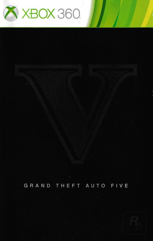 Manual for Grand Theft Auto V (Xbox 360): Front