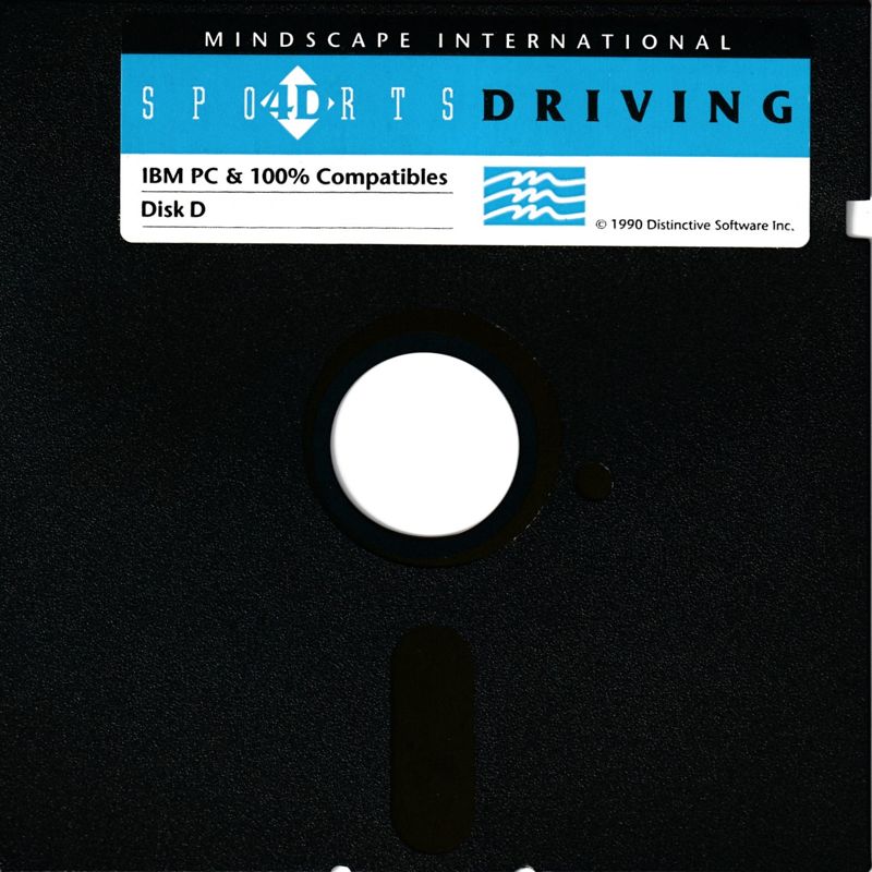 Media for Stunts (DOS) (3.5" & 5.25" floppy disk version): 5.25" Disk D