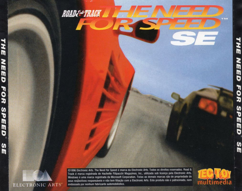 Other for The Need for Speed: Special Edition (DOS and Windows): Jewel Case - Back