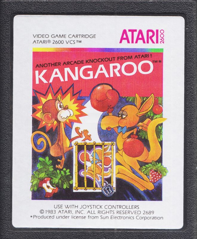 Media for Kangaroo (Atari 2600) (1983 edition): Front