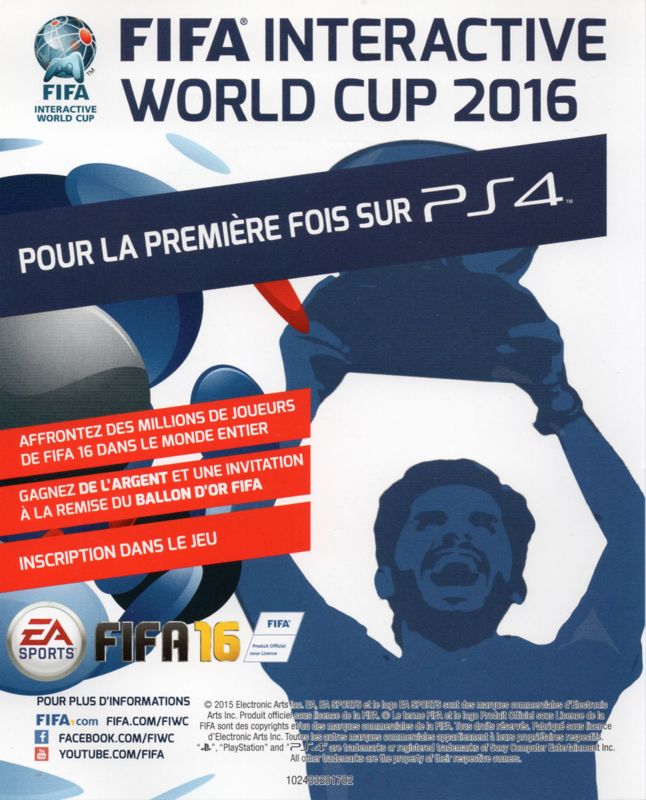 Extras for FIFA 16 (PlayStation 4): Competition Card