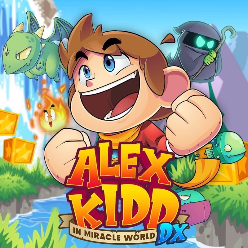 Front Cover for Alex Kidd in Miracle World DX (PlayStation 4 and PlayStation 5) (download release)