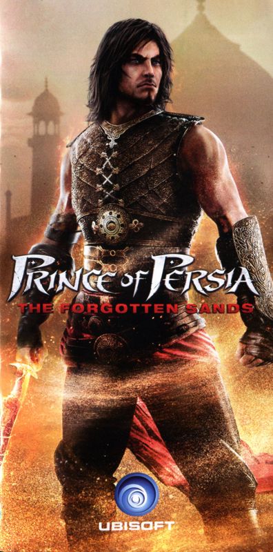 Manual for Prince of Persia: The Forgotten Sands (PSP): Front