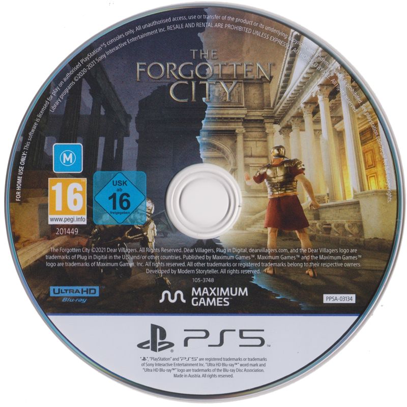 Media for The Forgotten City (PlayStation 5)