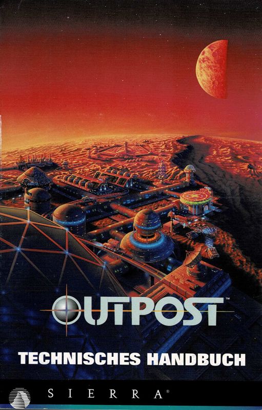 Manual for Outpost (Windows 3.x) (Schweinepreise release): Front