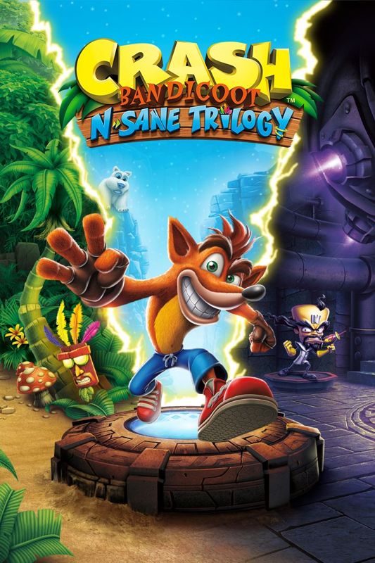 Front Cover for Crash Bandicoot: N. Sane Trilogy (Xbox One) (download release)