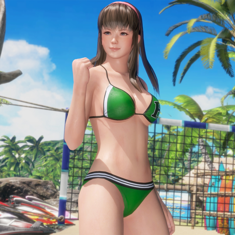 Dead Or Alive 6 Seaside Eden Costume Hitomi Cover Or Packaging Material Mobygames 