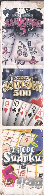 Spine/Sides for Triple Pack: Ultimate Mahjongg 5 / Ultimate Solitaire 500 / 25,000 Sudoku (Windows): Right