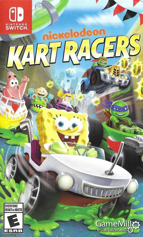 Front Cover for Nickelodeon Kart Racers (Nintendo Switch)