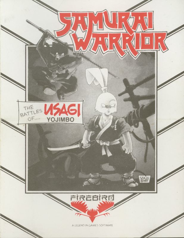 Inside Cover for Samurai Warrior: The Battles of.... Usagi Yojimbo (ZX Spectrum) (Firebird Software release)