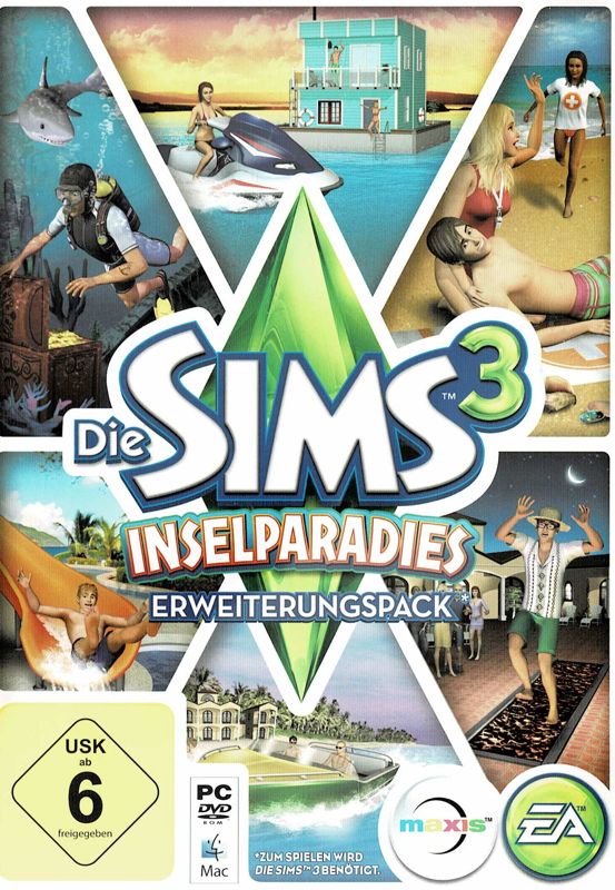 Front Cover for The Sims 3: Island Paradise (Macintosh and Windows)