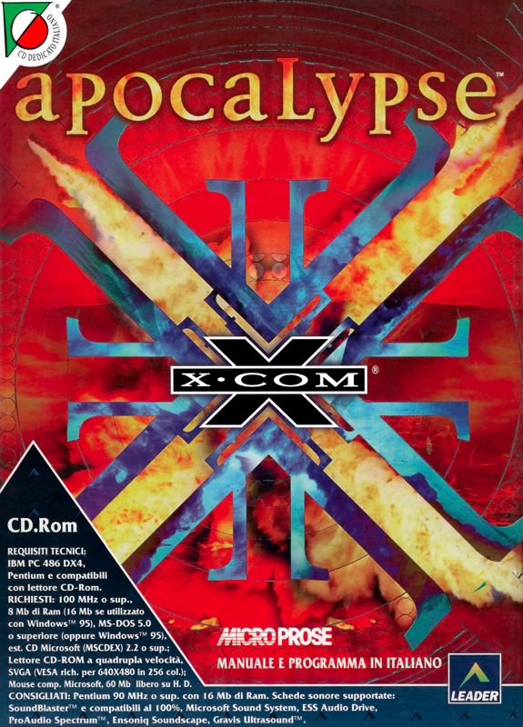 Front Cover for X-COM: Apocalypse (DOS)