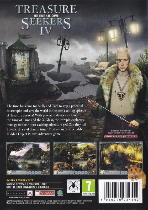 Back Cover for Treasure Seekers: The Time Has Come (Windows) (Mastertronic release)