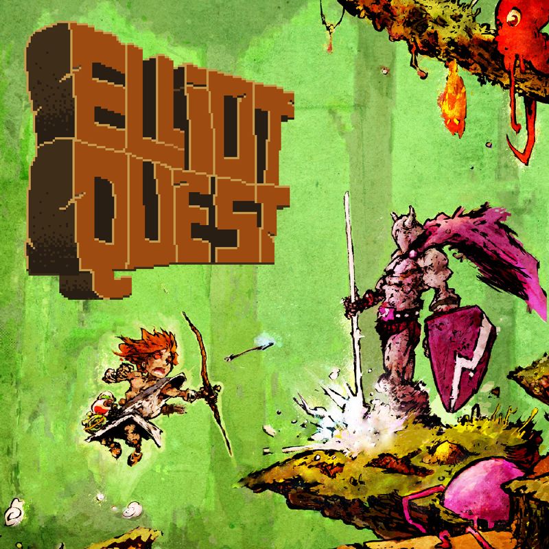 Front Cover for Elliot Quest (Nintendo 3DS and Nintendo Switch) (download release)