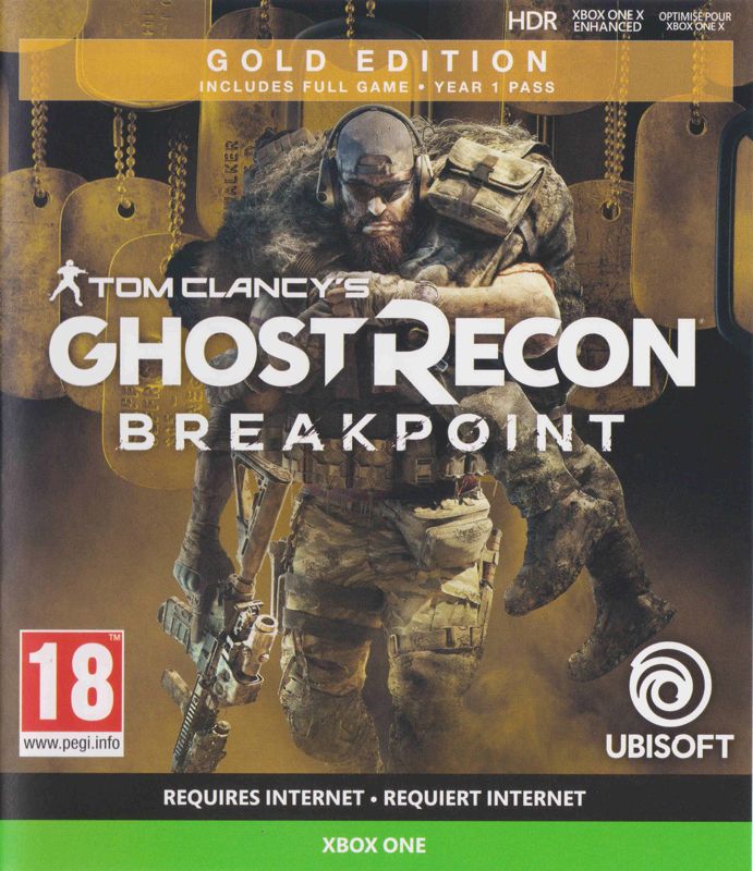 Front Cover for Tom Clancy's Ghost Recon: Breakpoint (Gold Edition) (Xbox One)