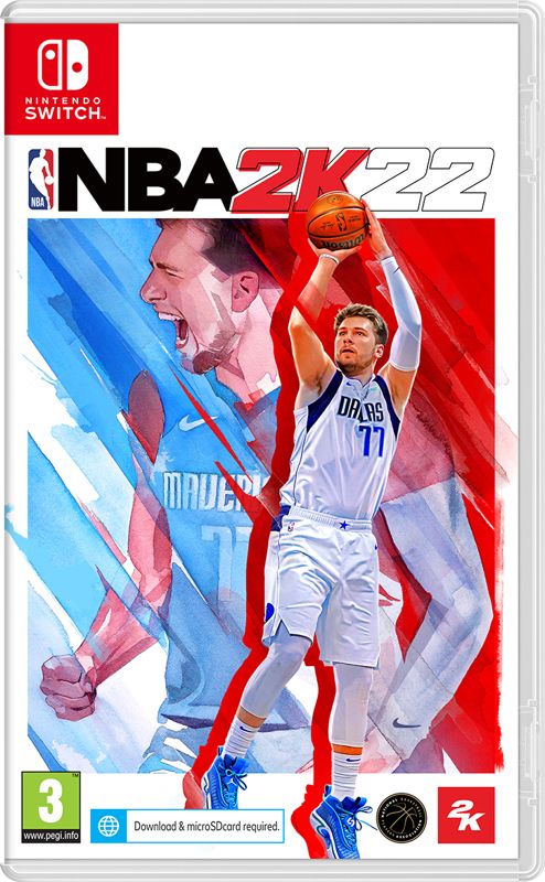 Front Cover for NBA 2K22 (Nintendo Switch) (download release)