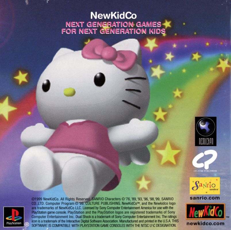 Inside Cover for Hello Kitty's Cube Frenzy (PlayStation): Inlay - Left