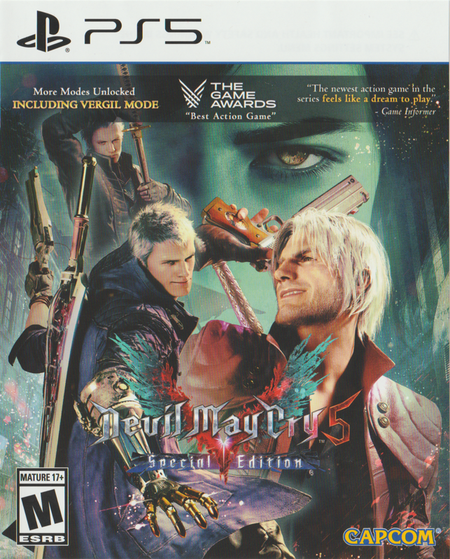 Front Cover for Devil May Cry 5: Special Edition (PlayStation 5)