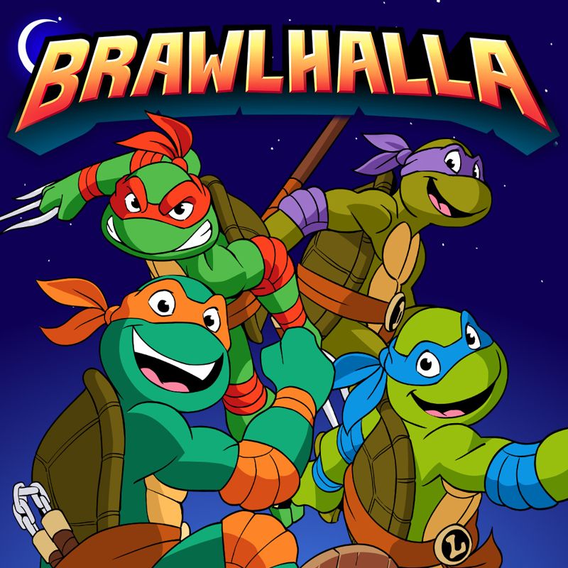 Front Cover for Brawlhalla (Nintendo Switch) (download release): Teenage Mutant Ninja Turtles cover