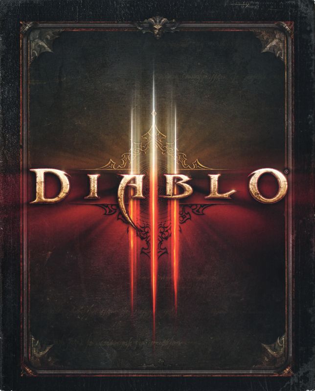 Manual for Diablo III (PlayStation 3): Front