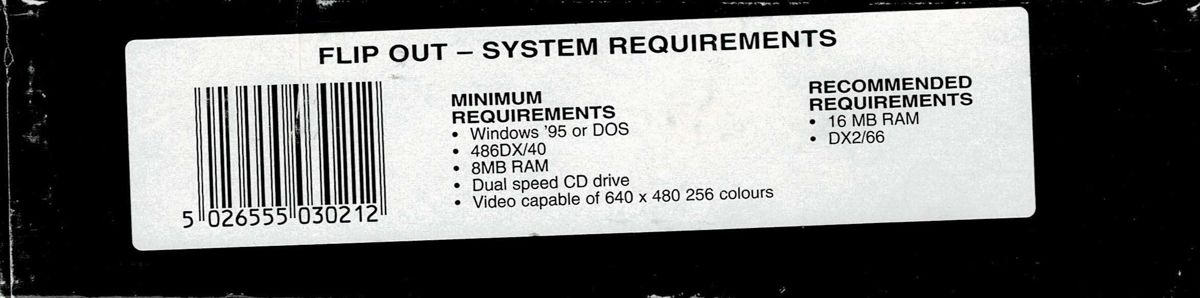 Other for FlipOut! (DOS and Windows): Box - Bottom