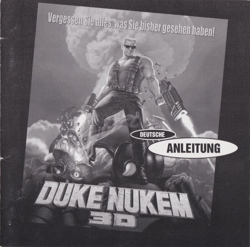 Manual for Duke Nukem 3D (DOS): Front