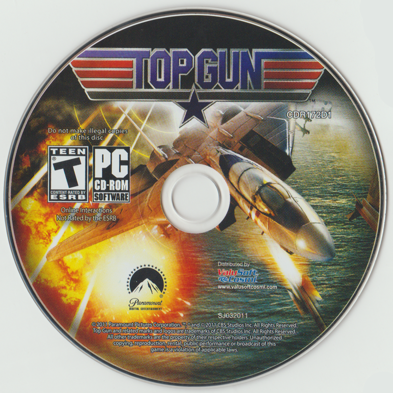 Top Gun cover or packaging material MobyGames