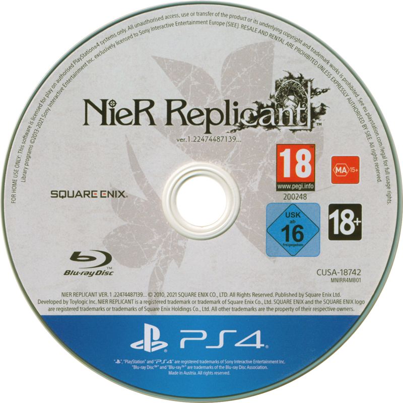 NieR Replicant ver.1.22474487139... cover or packaging material - MobyGames