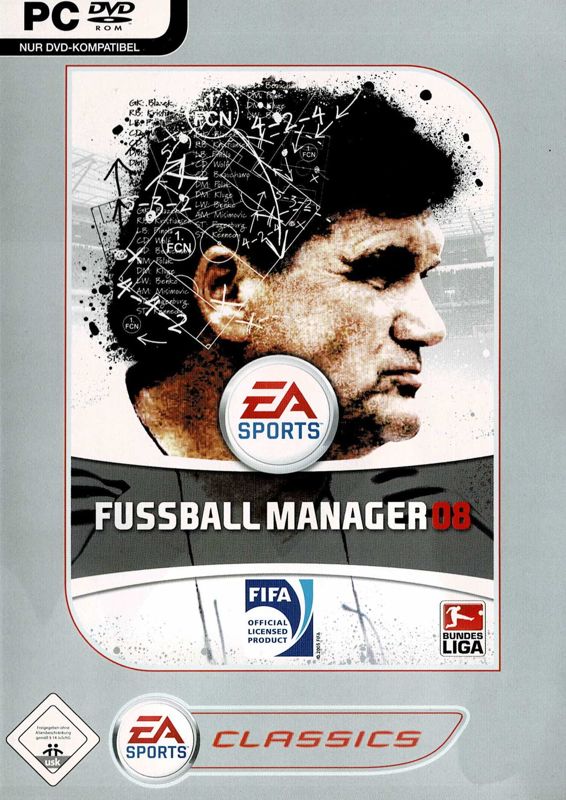 Front Cover for FIFA Manager 08 (Windows) (EA Sports Classics release)