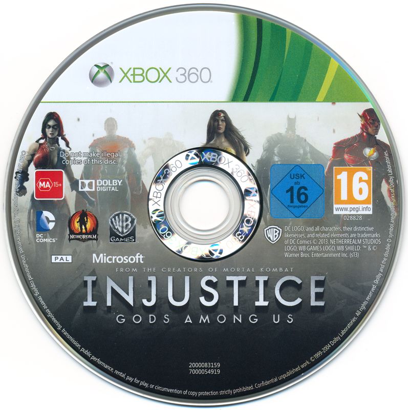 Media for Injustice: Gods Among Us (Xbox 360)