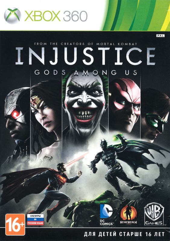 Front Cover for Injustice: Gods Among Us (Xbox 360)