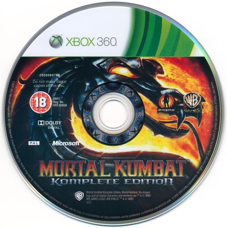 Mortal Kombat -- Complete Edition (Microsoft Xbox 360, 2012) for