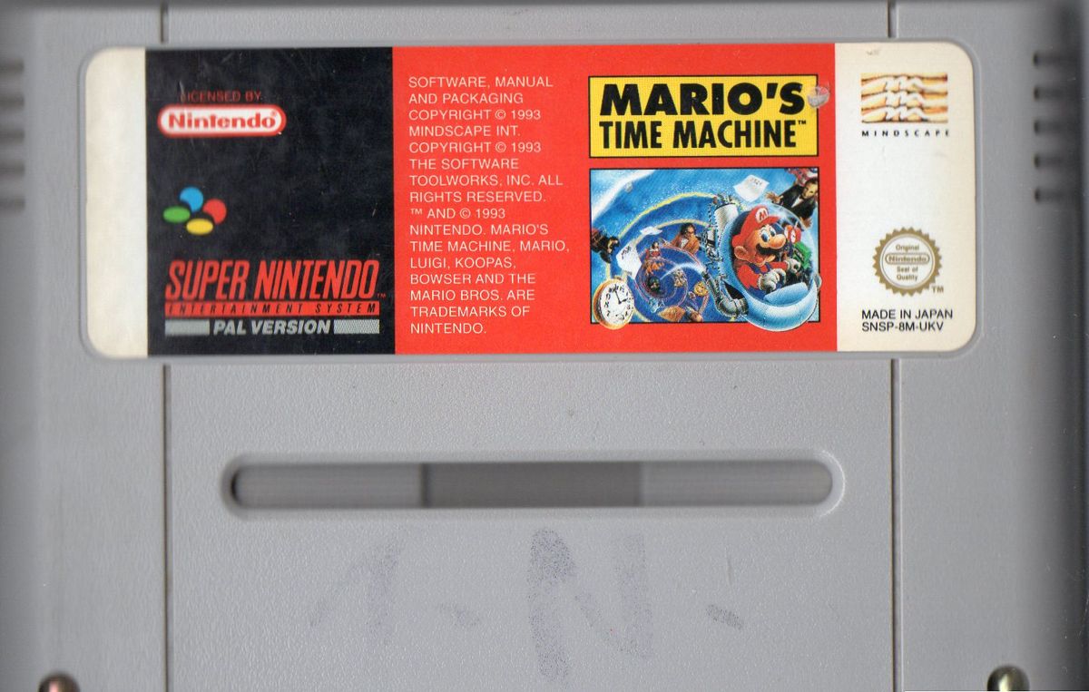 Media for Mario's Time Machine (SNES)