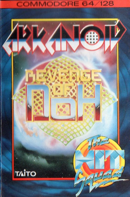 Front Cover for Arkanoid: Revenge of DOH (Commodore 64) (Hit Squad budget release)