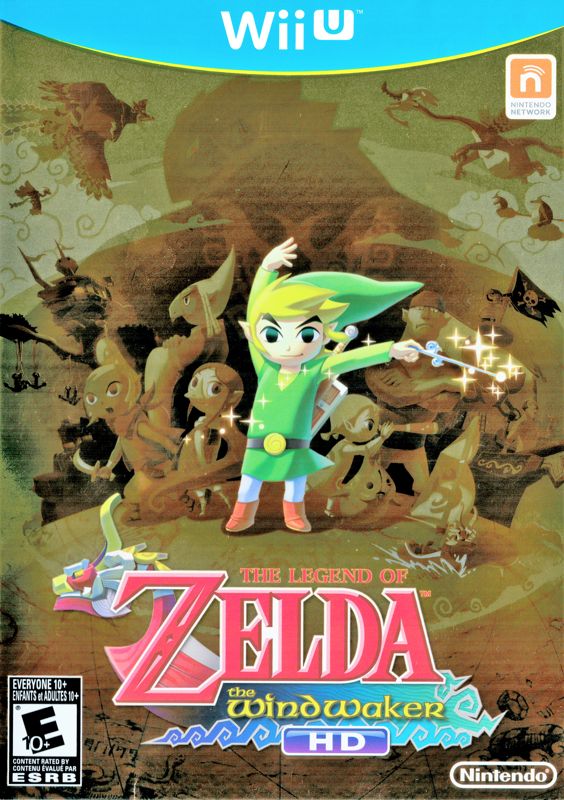 Front Cover for The Legend of Zelda: The Wind Waker HD (Wii U)