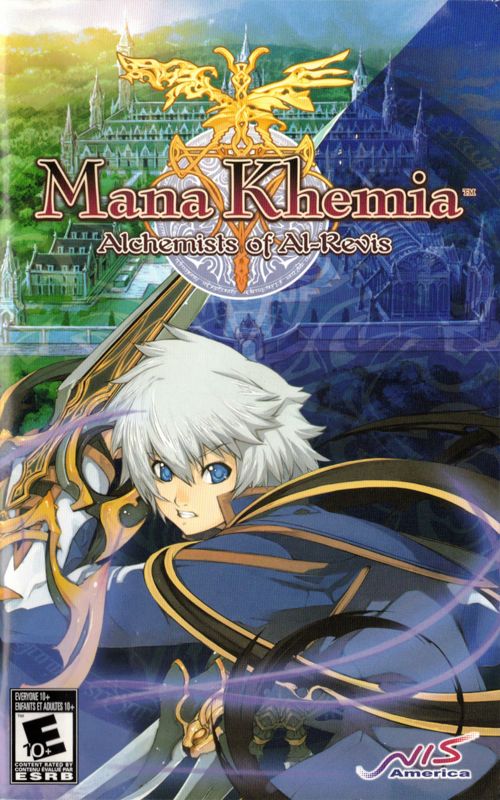 Manual for Mana Khemia: Alchemists of Al-Revis (PlayStation 2): Front